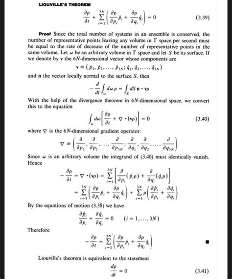 Solved 3 Prove Step By Step The Liouvilles Theorem Of Eq