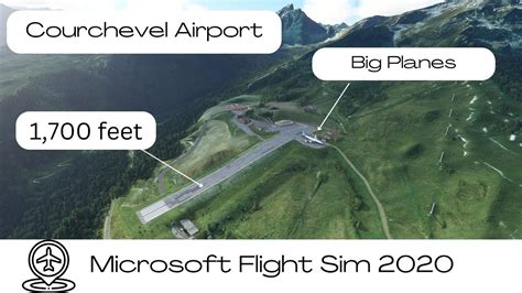 Big Planes At Courchevel Airport! (Microsoft Flight Sim) - YouTube