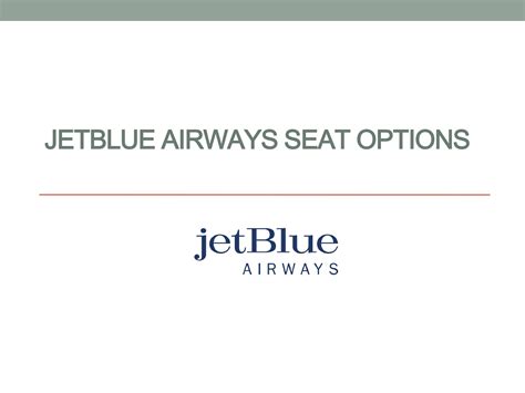 Jetblue Airways Seat Options by Jetblue-airway - Issuu