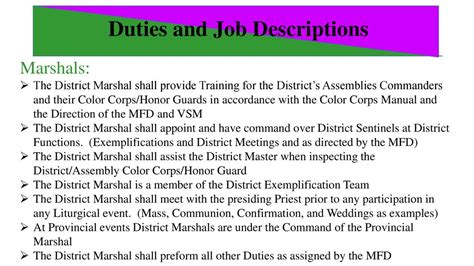 Marshals And Commanders Training Ppt Download