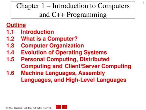 Ppt Chapter Introduction To Computers And C Programming