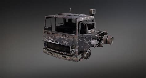 Low-poly Truck 3d Model