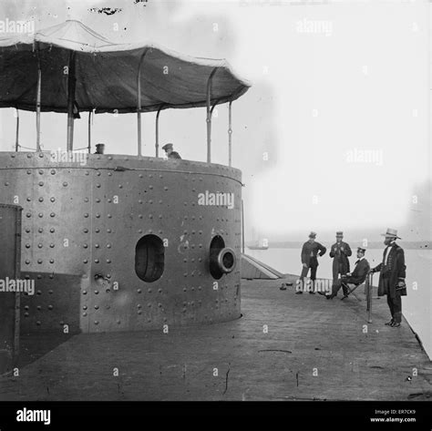 Uss Monitor Turret Black And White Stock Photos Images Alamy