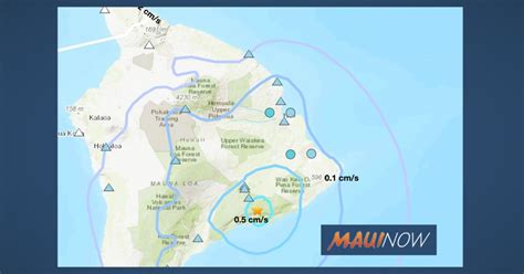 UPDATE: No Tsunami Threat After 4.2 Hawai‘i Earthquake : Maui Now