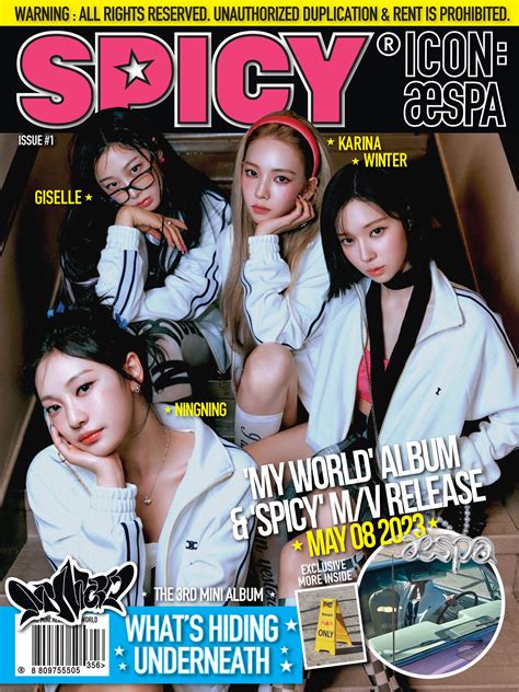 Update Aespa Transforms Into Magazine Cover Queens In Spicy Comeback