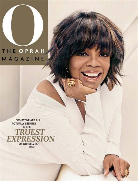 Oprah Winfrey Rocks Pink and Purple Hair on O, The Oprah Magazine Cover ...