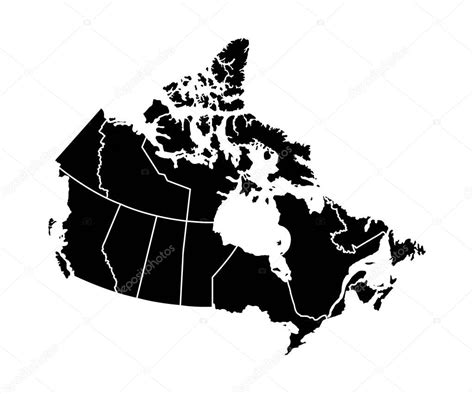 Outline Map Of Canada