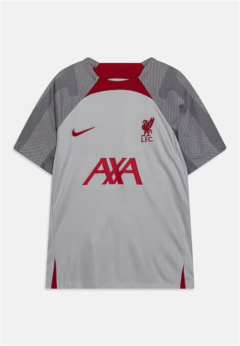 Nike Performance Liverpool Fc Strike Sport T Shirt Wolf Grey Smoke