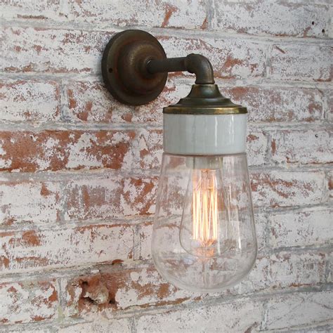 Clear Glass Brass Vintage Cast Iron Arm Scones Wall Lights For Sale At