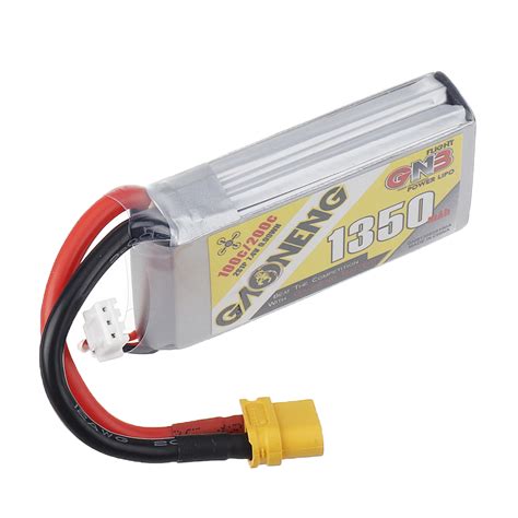 New Gaoneng GNB 7 4V 1350mAh 100C 2S Lipo Battery XT60U F Plug For RC