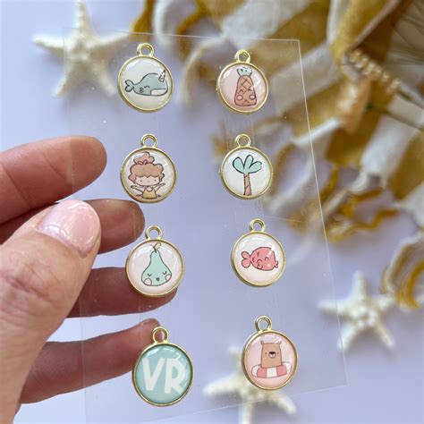 Set De Charms Met Licos Playa O Piscina Ud Al A Cid Scrapbooking