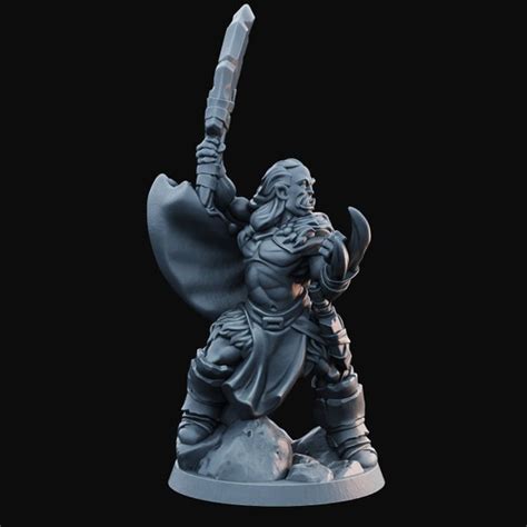 Toys And Games Ranger Fighter Tabletop Miniature Clan Paladin 3d Model