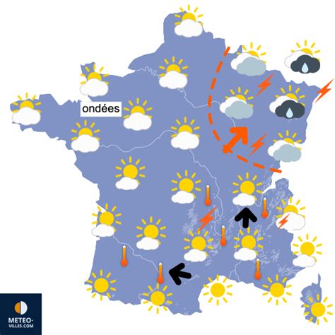 Vague De Chaleur Majeure Sur La Moitié Sud Moins Au Nord 17 Août 2023