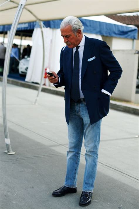 Denim Jeans And The Middle Aged And Older Man Older Mens Fashion Middle Age Men Fashion Old