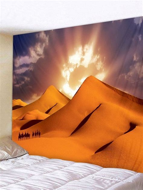 Sunset Desert Print Tapestry Wall Art Printed Tapestries Tapestry