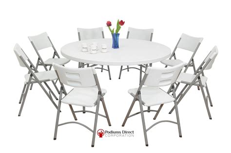 Banquet Table BT-48R National Public Seating Folding Table 48" Round – Podiums Direct