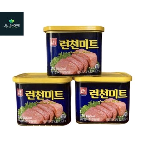 Authentic Hansung Korean Luncheon Meat 340g Shopee Philippines