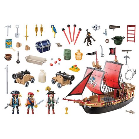 Playmobil Pirate Skull Ship Multicolor Kidinn