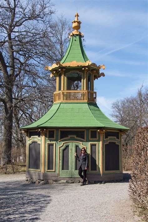 The Chinese Pavilion At Drottningholm Palace Park Sweden Editorial