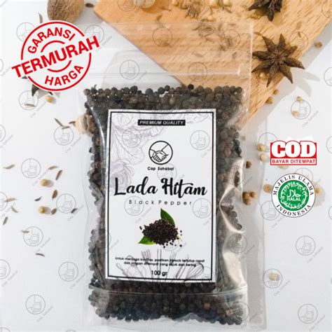 Lada Hitam Asli Gr Biji Lada Hitam Murni Black Pepper Jsr