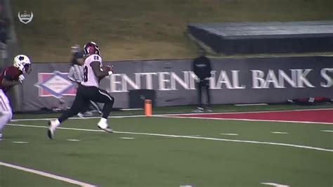 Kimani Vidal Bursts Through The Middle For A 39 Yard Troy Td Espn Video