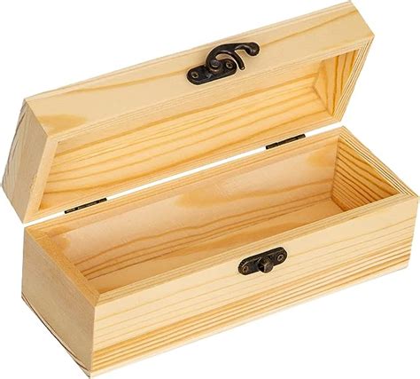 Amazon De HORIFEN Kleine Holzkiste Mit Deckel Holzschachtel