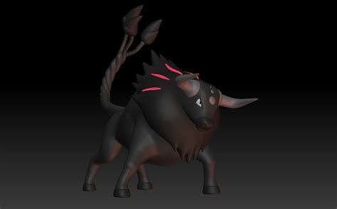 Pokemon Paldean Tauros Blaze Breed 3d Model 3d Printable Cgtrader