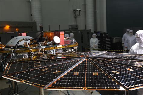 Insight Lander Solar Array Test Nasa Mars Exploration