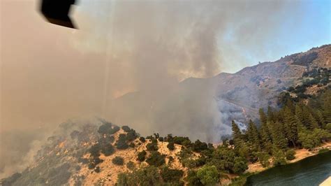 Lake Fire Prompts Road Closures Evacuation Warnings In Santa Barbara County