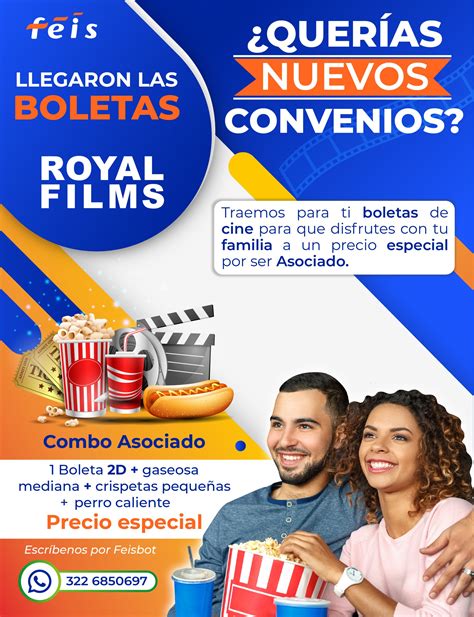 CONVENIO BOLETAS ROYAL FILMS FEIS