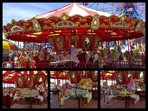 One Of Two Carousel At Coney Island Places To Travel Favorite