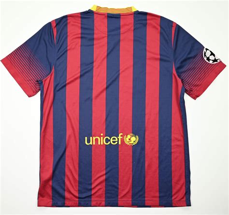 2013 14 FC BARCELONA SHIRT L Football Soccer European Clubs