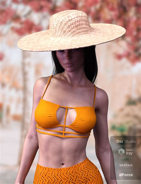 Dforce X Fashion Boho Chic Outfit For Genesis Female S Daz D