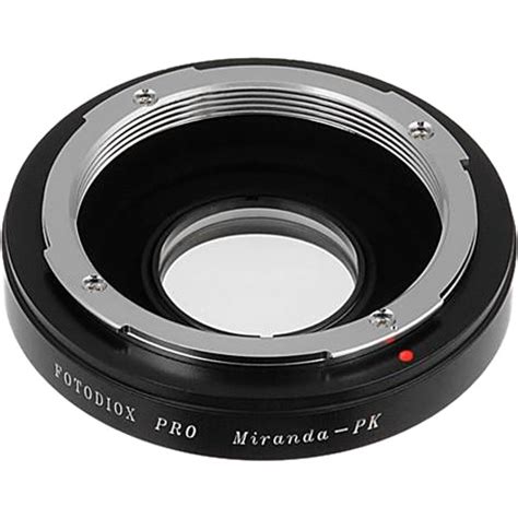 FotodioX Pro Mount Adapter For Miranda Lens To Pentax MIR PK PRO