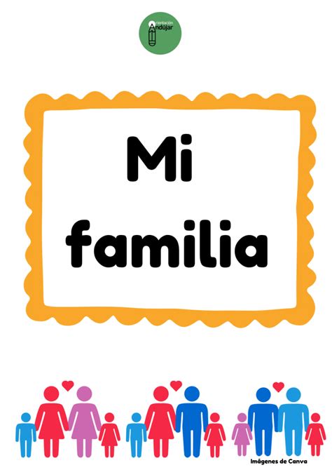 Bonitas Fichas Para Completar Mi Familia Orientacion Andujar