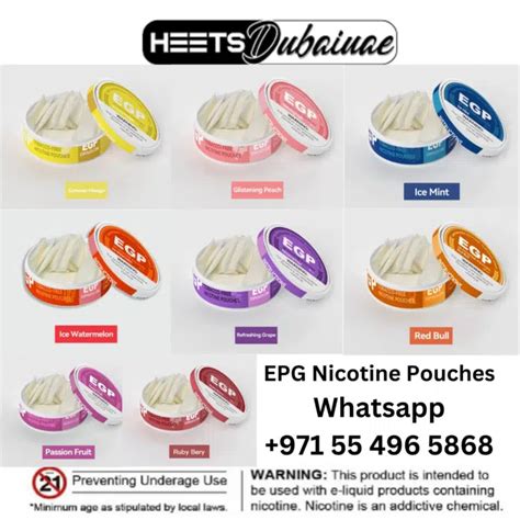 Egp Nicotine Pouches 9mg And 14 Mg Nicotine In Dubai Uae