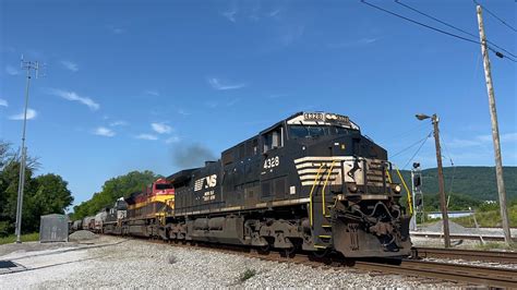 NS AC44C6M 4328 W KCS Grey Ghost DPU Leads Manifest 108 On 5 28 23