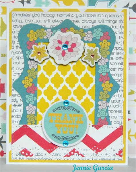 Fancy Thank You Card By Jennie Garcia - Tombow USA Blog