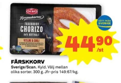 Scan Chorizo Stora Coop April 2023