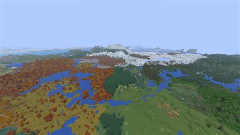 Minecraft Distant Horizons Mod Showcase With Terralith And Biomes O