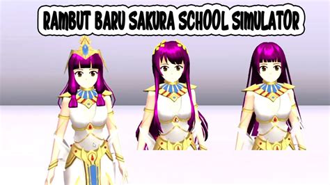 rambut  sakura sakura school simulator  youtube