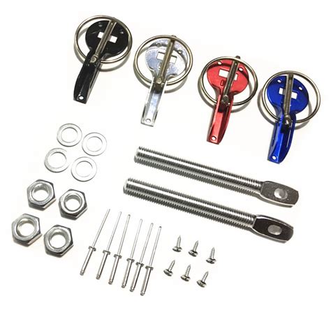 Sparco Bonnet Hood Pin Lock Car Mount Security Latch Kit Racing