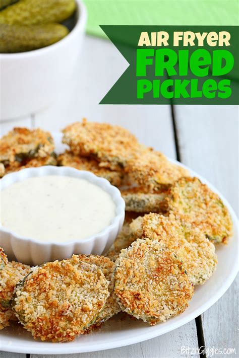 Easy Air Fryer Fried Pickles Bitz And Giggles