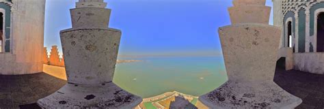 The Hassan II Mosque - west view from Minarets (tower) - Morocco 360 ...