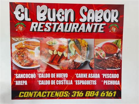 Menu At Restaurante El Buen Sabor Sabana De Torres Cl 15 15 39