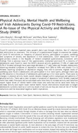 Physical Activity Mental Health And Wellbeing Of Irish Adolescents