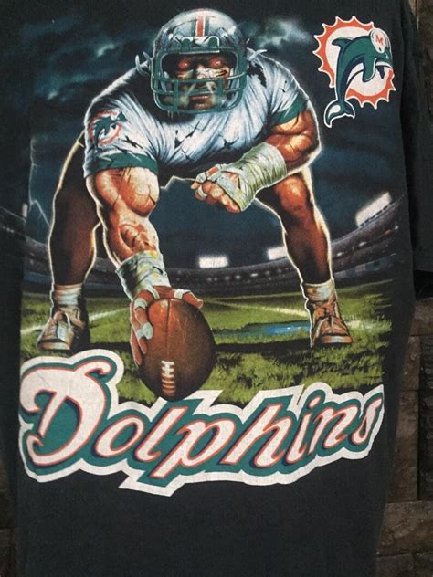 Vintage Miami Dolphins NFL Merchandise T Shirt | Etsy