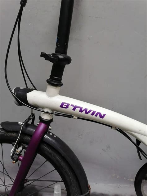 Btwin Hoptown 320 Folding Bike 6 Speed Sports Equipment Bicycles