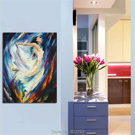 Hand Painted Oil Painting On Canvas Wall Art Heavy Oils Nude Girls Figure One Panel Home Decor