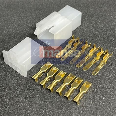 Jual Socket Motor 6 Pin Kecil Soket Konektor Kabel 6 Pin Skun Set Di